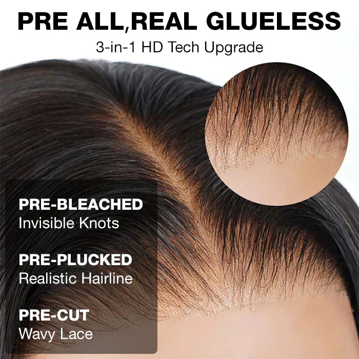 13x4 Lace Frontal Pre-All Glueless Wig Chocolate Brown Body Wave/Straight Ready & Go Human Hair Wigs Special Offer - Image 7
