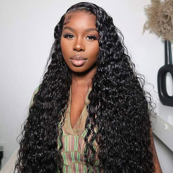 220% Density Deep Wave 13x6 Lace Frontal Wig 100% Human Hair Skin Melt HD Lace Wigs Special Offer - Image 5
