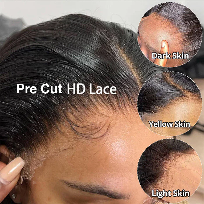 2Wigs $189 | Glueless Straight & Water Wave Wig 8x5 Pre Cut HD Lace Wig Special Offer - Image 5