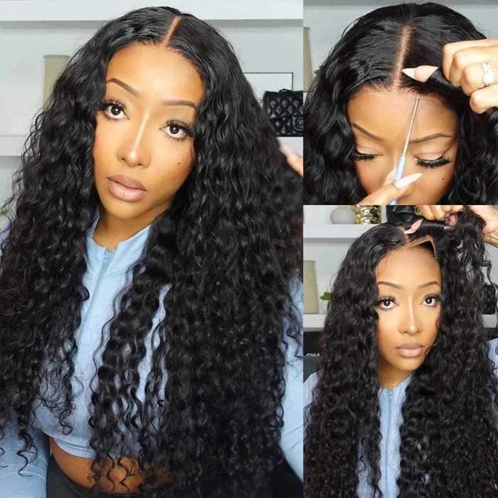 Pre Pleached Pre Cut Lace Glueless Wig 220% Density 8x5/13x4 HD Lace Frontal Put On and Go Human Hair Wigs Special Offer - Image 9