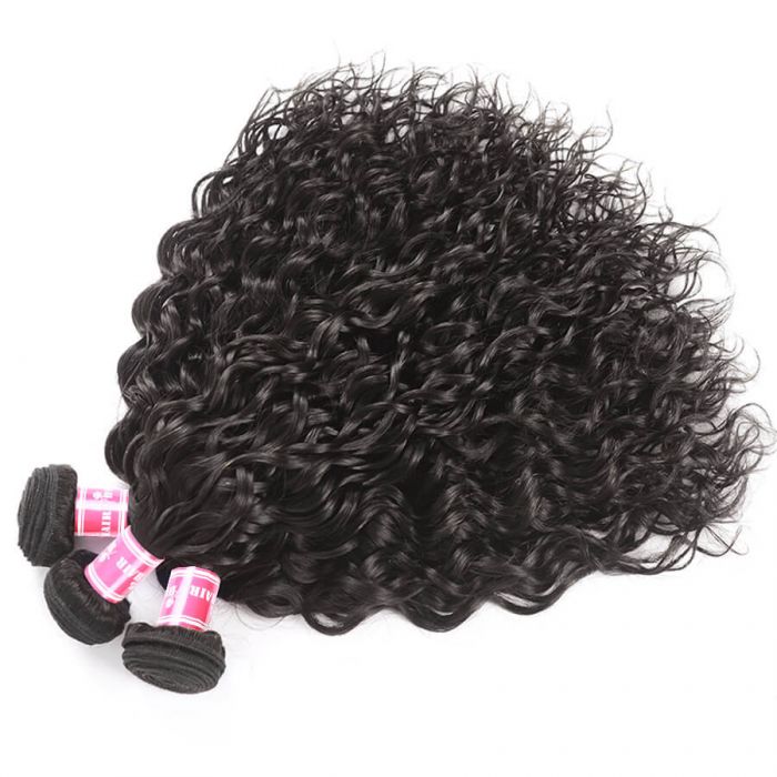 Brazilian Water Wave Virgin Human Hair 3 Bundles 100% Unprocessed Virgin Human Hair Extension - Image 6