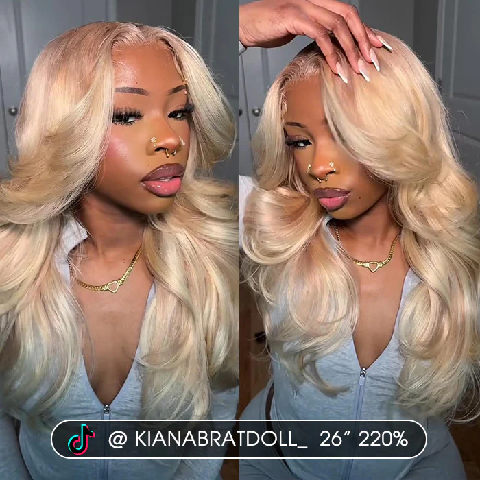 Curtain Bangs Glueless HD Lace Wig Chic Retro Body Wave Human Hair Wigs with Adjustable Strap - Image 12