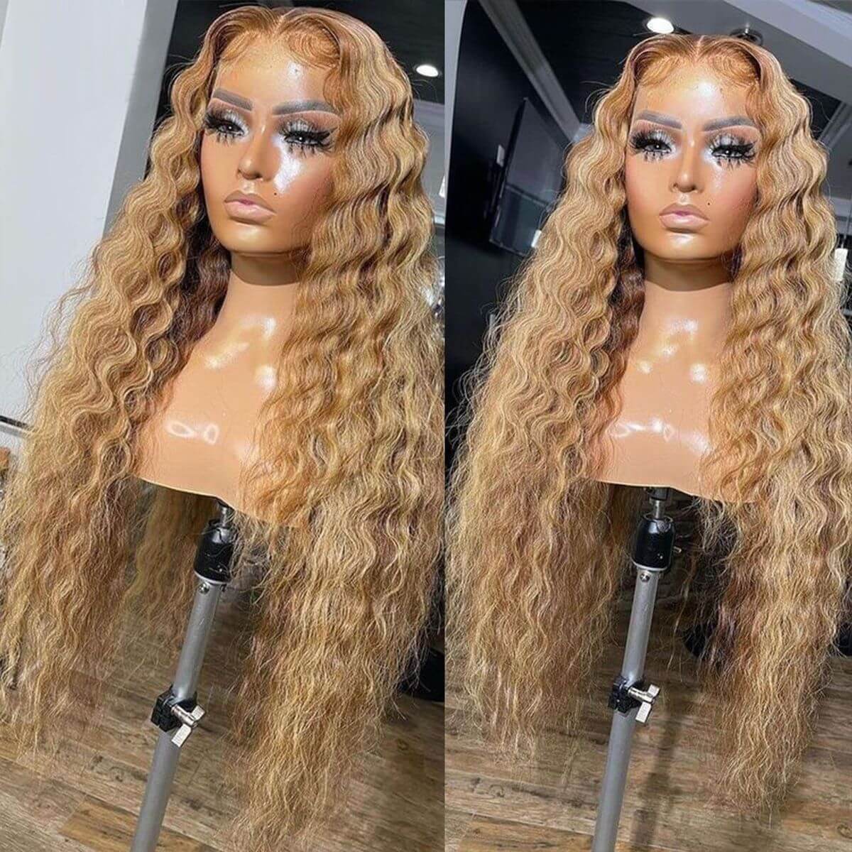 Loose Deep Wave Wigs #27 Colored 13x4 HD Lace Front Wig Virgin Human Hair - Image 4