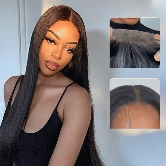 Pre Pleached Pre Cut Lace Glueless Wig 220% Density 8x5/13x4 HD Lace Frontal Put On and Go Human Hair Wigs Special Offer - Image 4